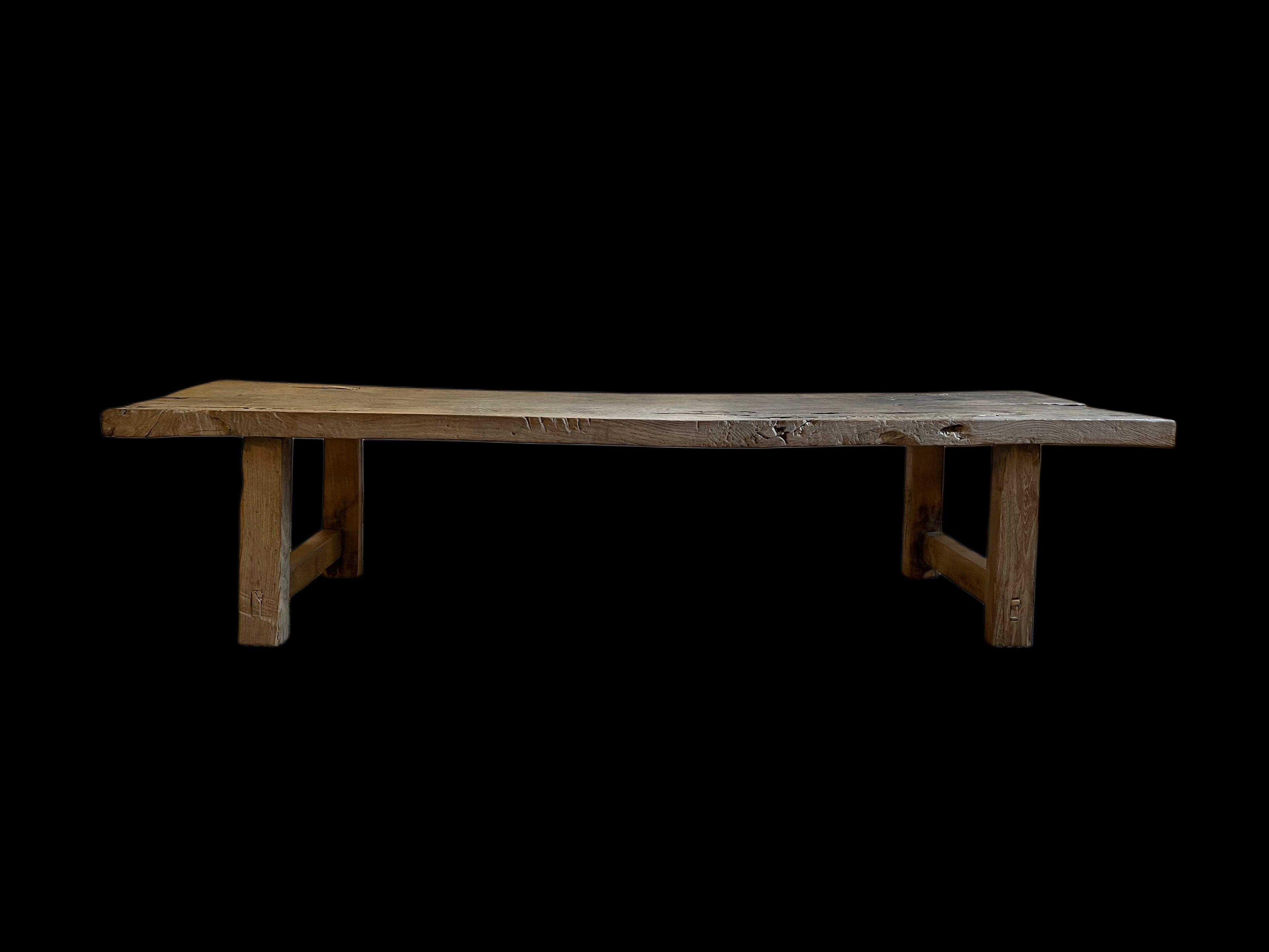 ANTIQUE Elmwood Coffee Table