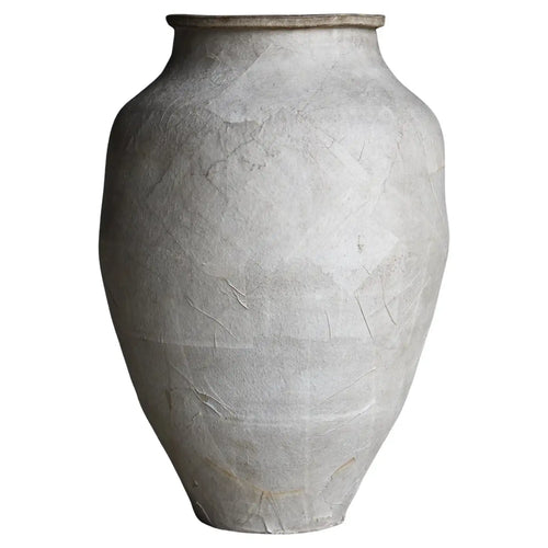 Japanese Paper-Lined Pottery Vase