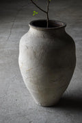 ANTIQUE Japanese Paper-Lined Pottery Vase