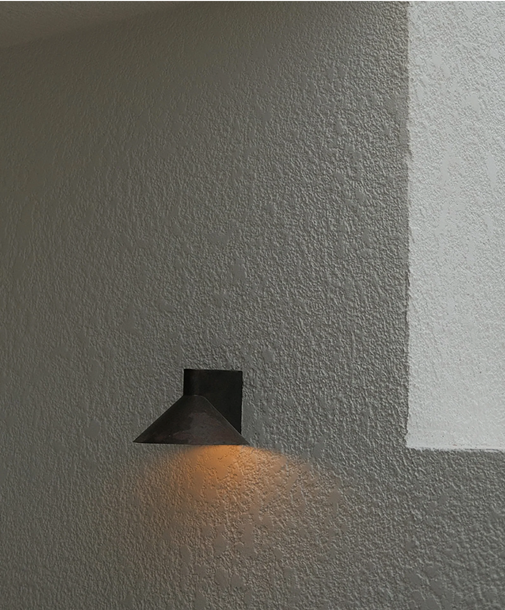 STUDIO HENRY WILSON Conical Wall Light, Blackened Finish