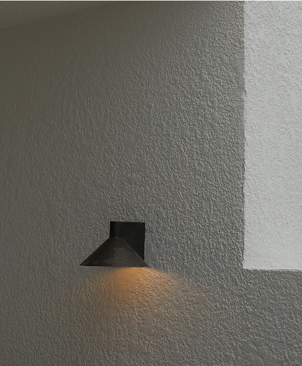 STUDIO HENRY WILSON Conical Wall Light, Blackened Finish
