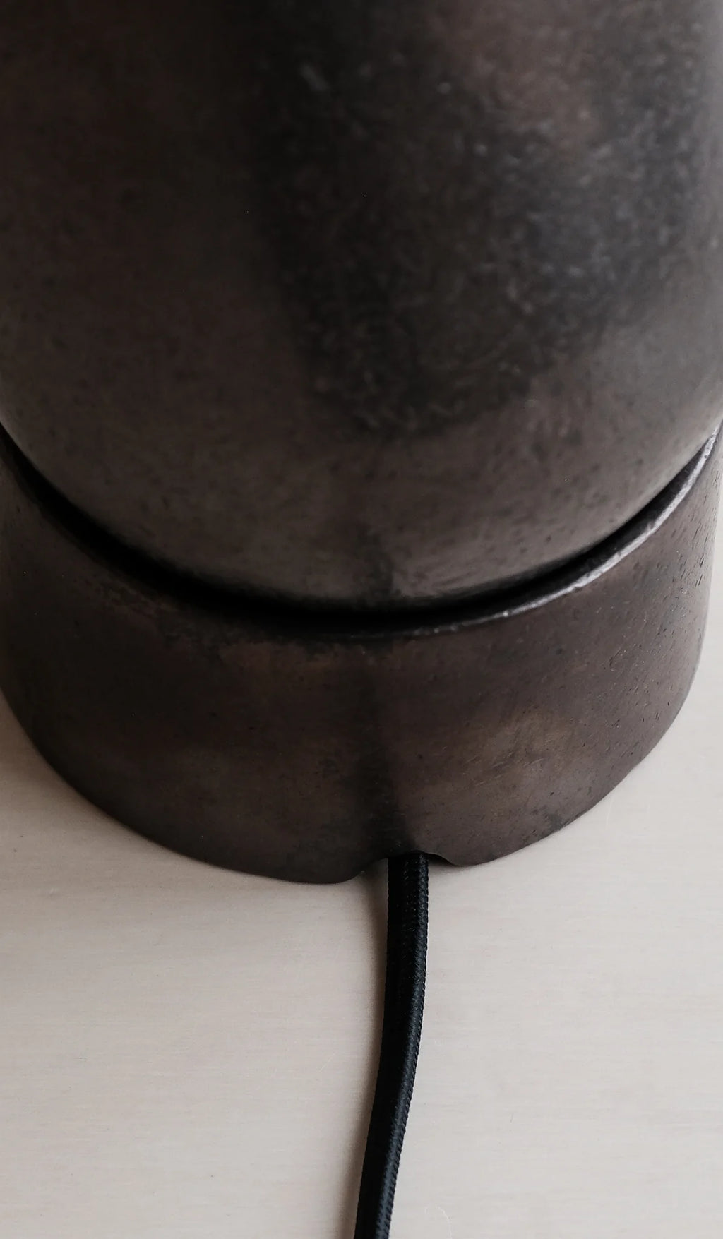 STUDIO HENRY WILSON Spot Light/ Table Lamp, Blackened Finish