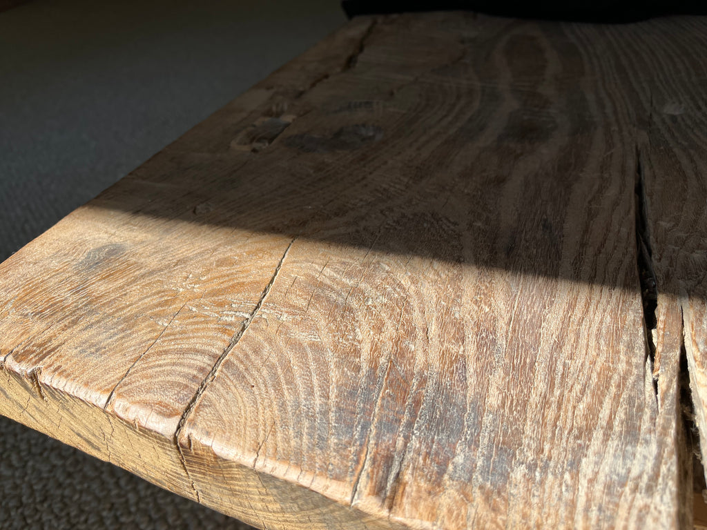 ANTIQUE Elmwood Coffee Table